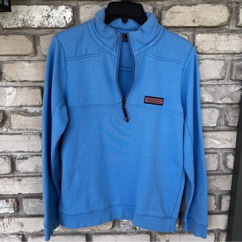 Vineyard Vines Martha’s Vineyard light blue boys 1/4 jacket